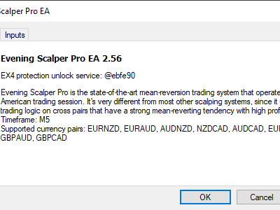 Evening scalper pro ea - ebfe90